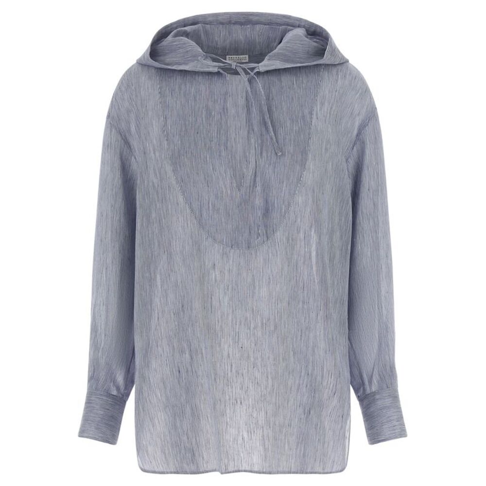 Brunello Cucinelli Women Hooded Shirt